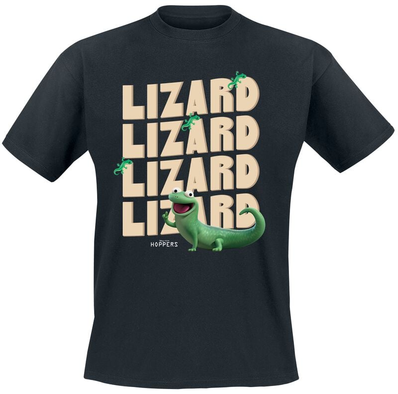 T-Shirt Manches courtes Disney de Hoppers - Tom Lizard - Repeat - XL à 3XL - pour Homme - noir - Hoppers