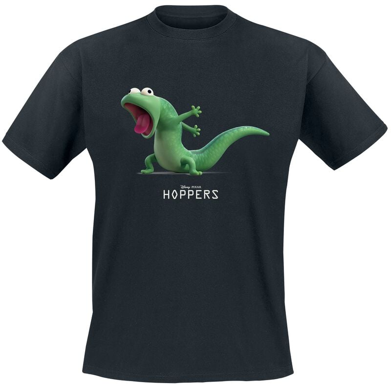 T-Shirt Manches courtes Disney de Hoppers - Tom Lizard - Shout - XL à 3XL - pour Homme - noir - Hoppers