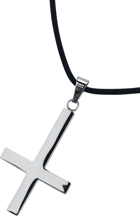 Collier Gothic de etNox hard and heavy - Steel Cross - pour Femme - couleur argent - etNox hard and heavy - View 2