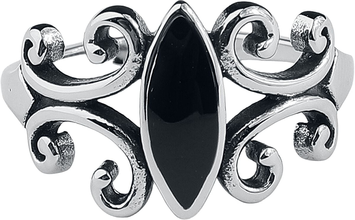 Bague Gothic de etNox - Dunkle Seele - pour Femme - couleur argent - etNox