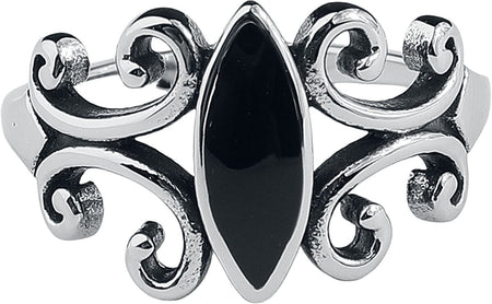 Bague Gothic de etNox - Dunkle Seele - pour Femme - couleur argent - etNox