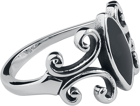 Bague Gothic de etNox - Dunkle Seele - pour Femme - couleur argent - etNox - View 2