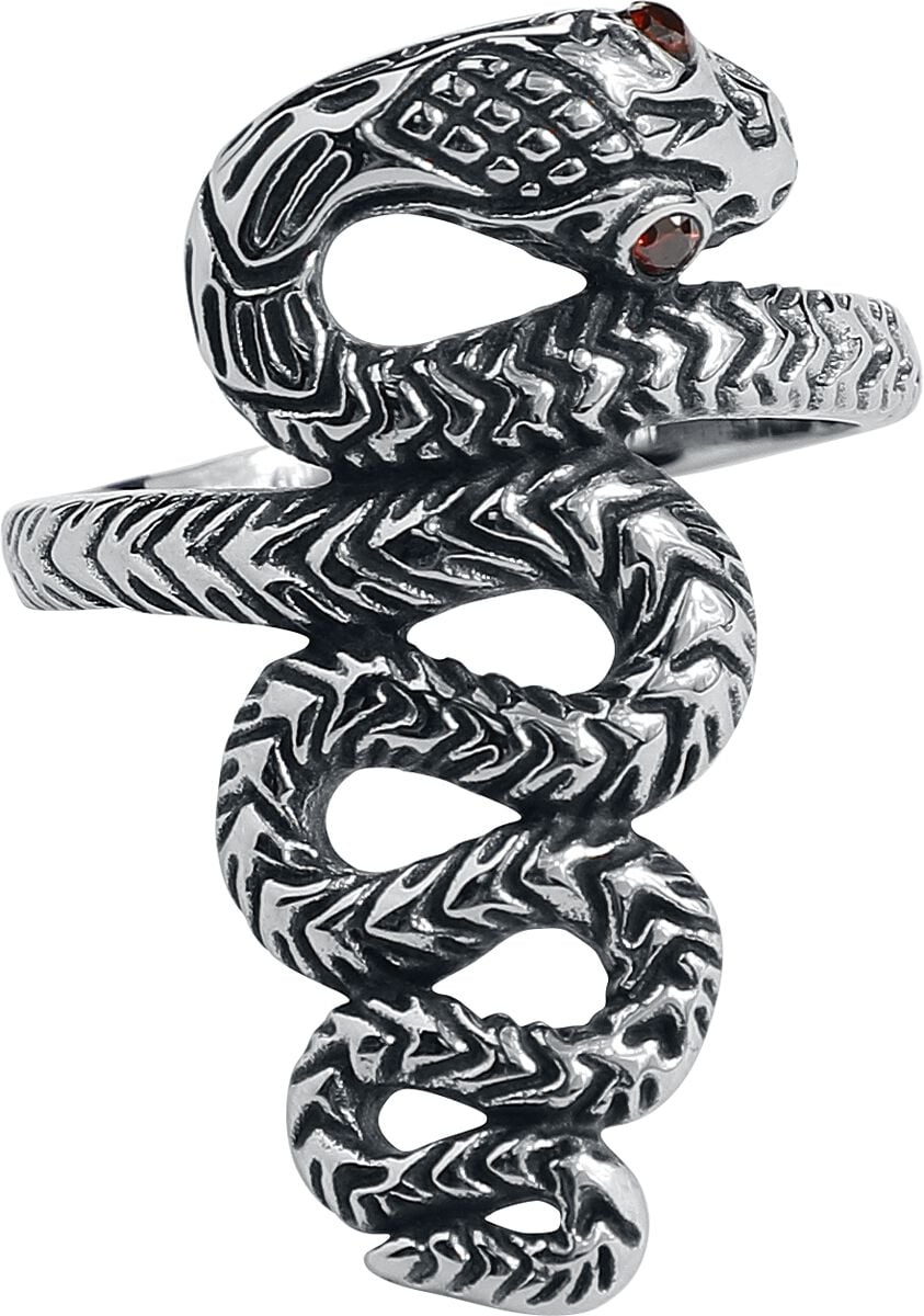 Bague  de etNox - Große Schlange - pour Femme - couleur argent - etNox