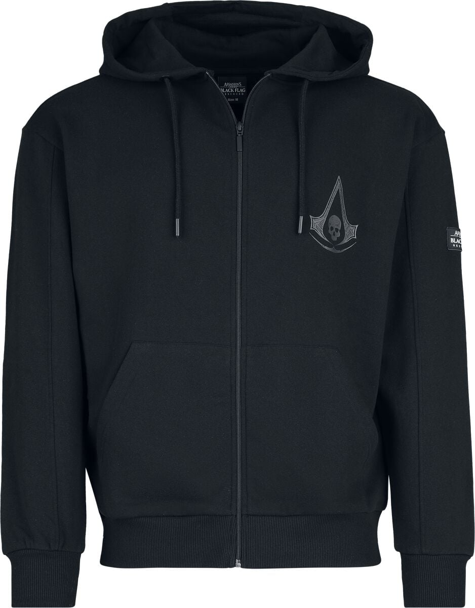 Sweat-shirt à capuche Gaming de Assassin's Creed - Black Flag Resynced - S à XL - pour Homme - noir - Assassin's Creed