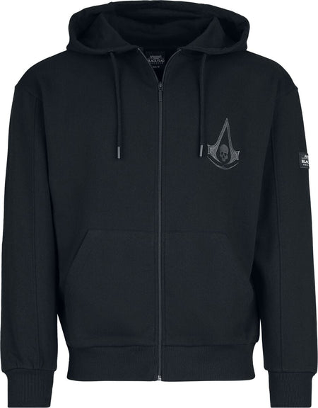 Sweat-shirt à capuche Gaming de Assassin's Creed - Black Flag Resynced - S à XXL - pour Homme - noir - Assassin's Creed