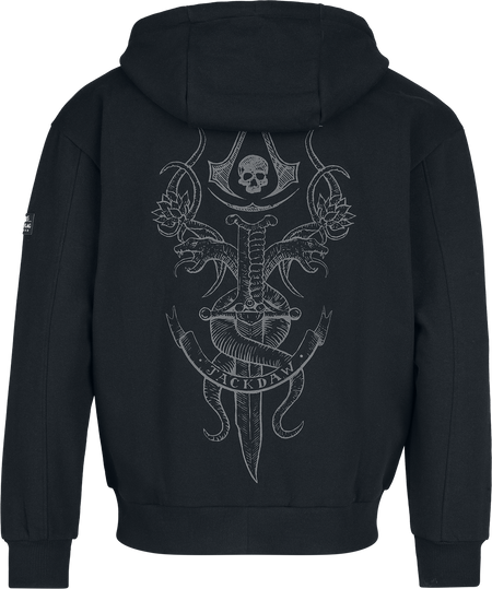 Sweat-shirt à capuche Gaming de Assassin's Creed - Black Flag Resynced - S à XXL - pour Homme - noir - Assassin's Creed - View 2