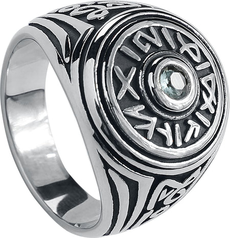 Bague  de etNox - Secret Signs - pour Femme - couleur argent - etNox