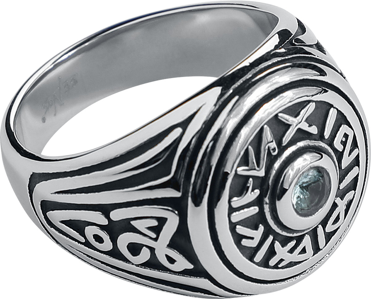 Bague  de etNox - Secret Signs - pour Femme - couleur argent - etNox - View 2