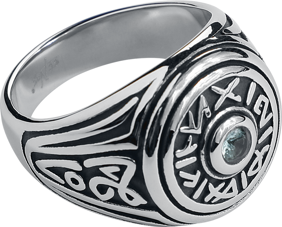 Bague  de etNox - Secret Signs - pour Femme - couleur argent - etNox - View 2