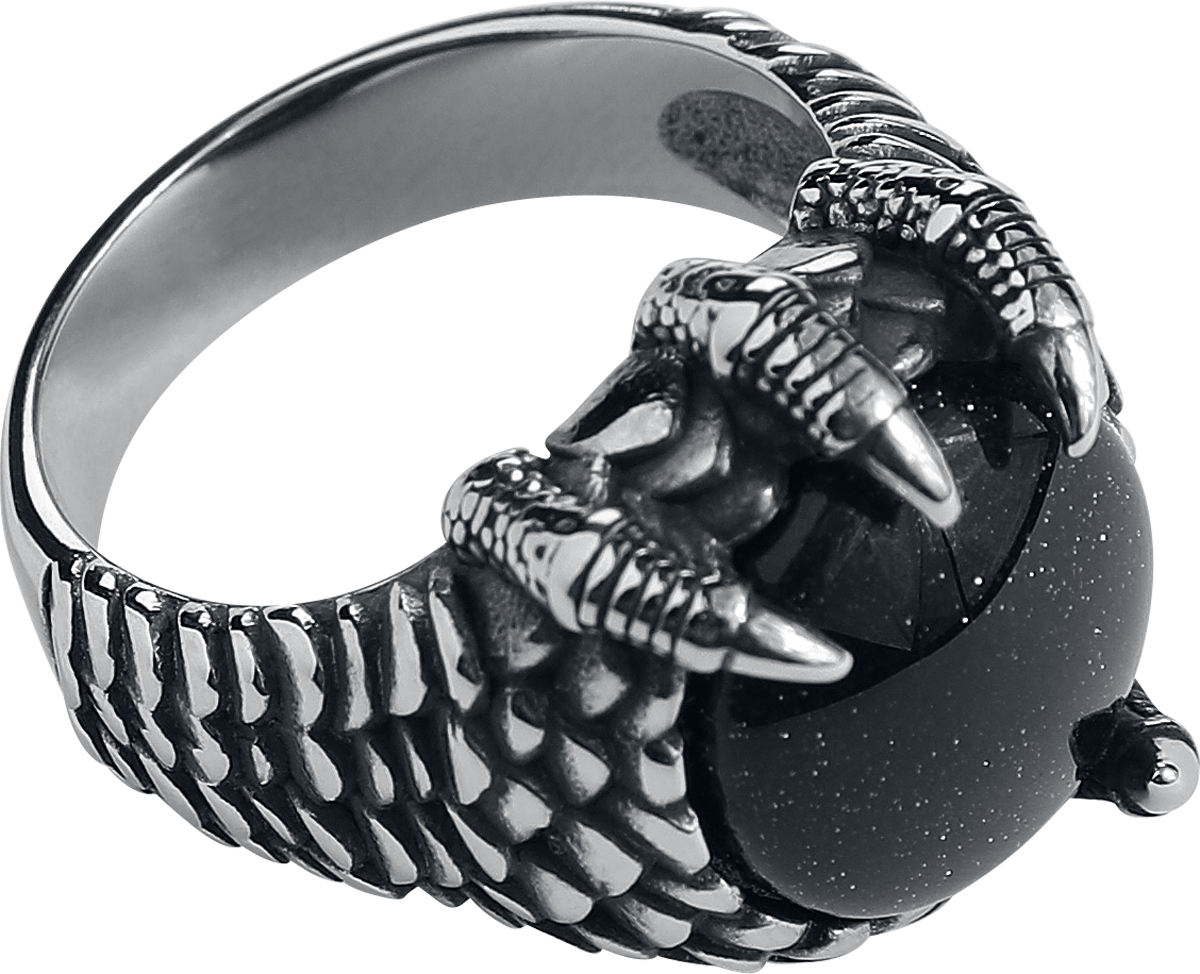 Bague Gothic de etNox hard and heavy - Griffes Cristal - pour Femme - couleur argent - etNox hard and heavy - View 2