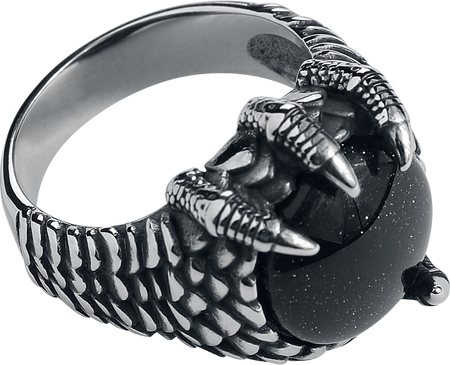 Bague Gothic de etNox hard and heavy - Griffes Cristal - pour Femme - couleur argent - etNox hard and heavy - View 2