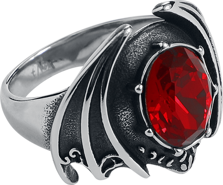 Bague Gothic de etNox hard and heavy - Bat Wing - pour Femme - couleur argent - etNox hard and heavy - View 2
