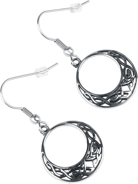 Boucles d'oreilles  de etNox - Nœud Celtique - pour Femme - couleur argent - etNox