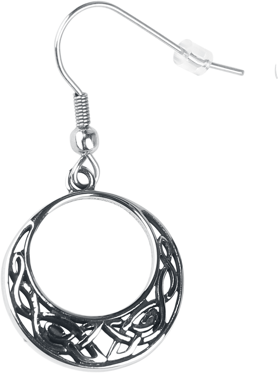 Boucles d'oreilles  de etNox - Nœud Celtique - pour Femme - couleur argent - etNox - View 2