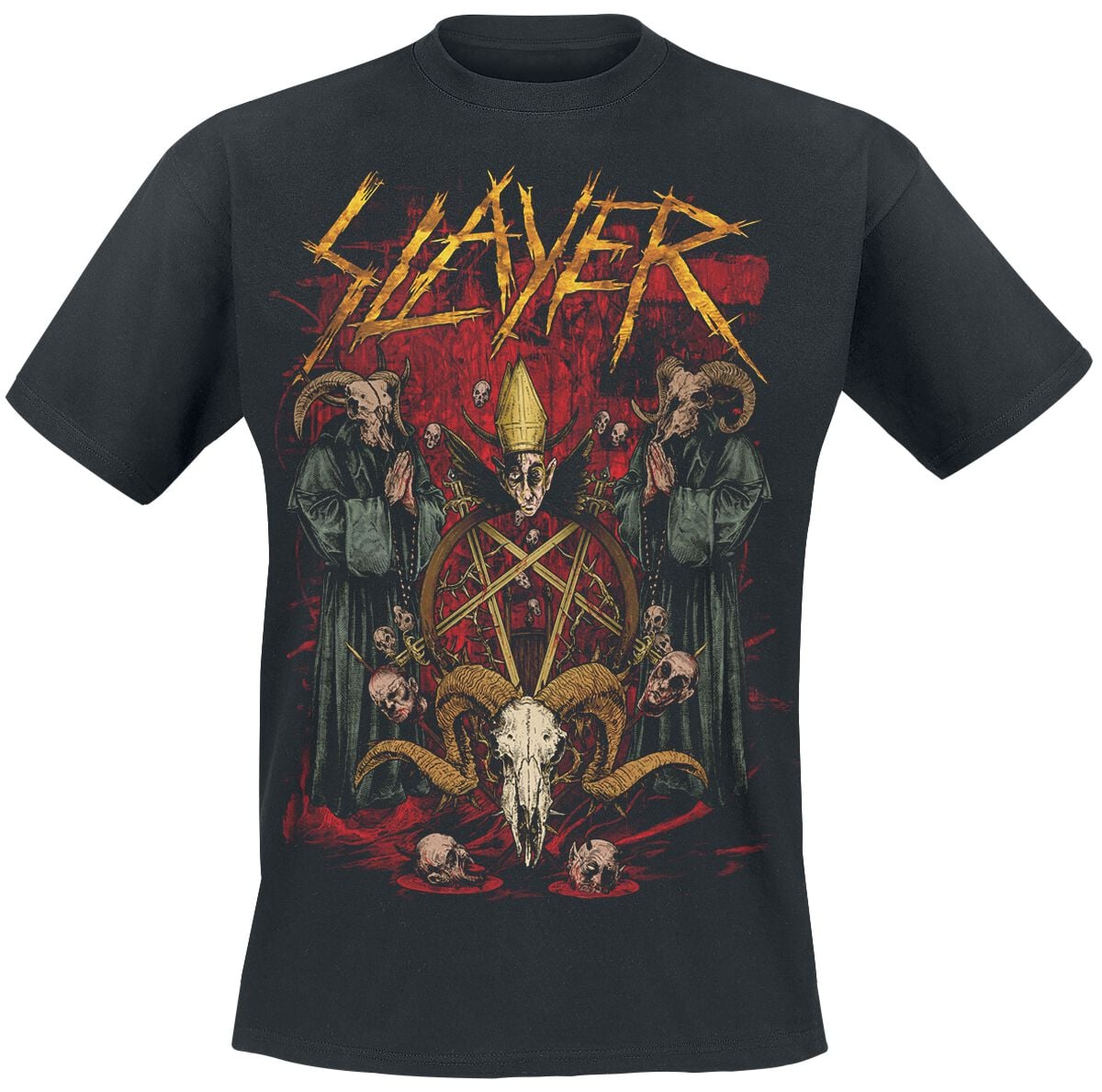 T-Shirt Manches courtes  de Slayer - Goat Pray - S à 5XL - pour Homme - noir - Slayer