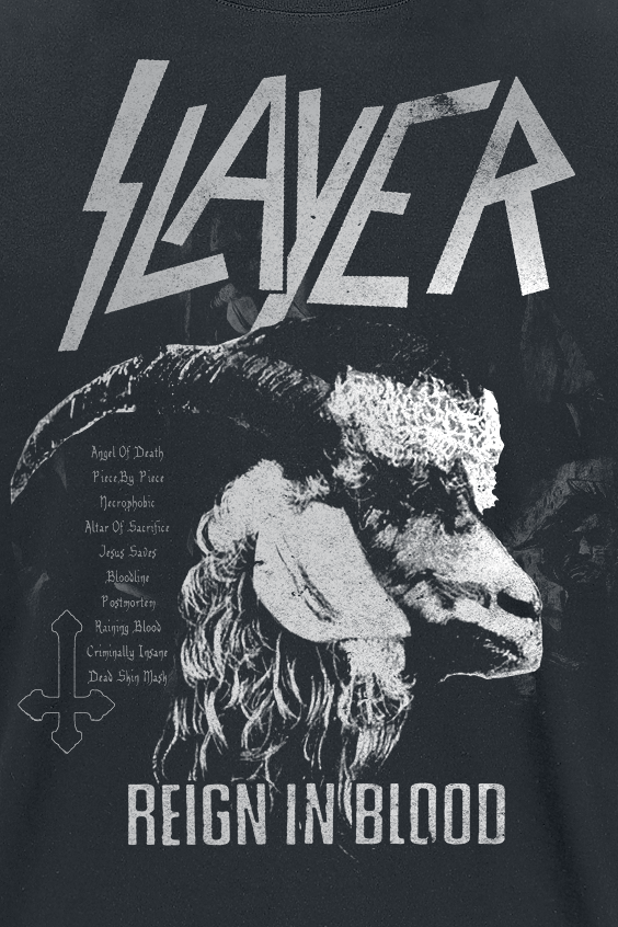 T-Shirt Manches courtes  de Slayer - Goat Head Reign In Blood - S à 5XL - pour Homme - noir - Slayer - View 2