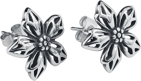 Boucles d'oreilles  de etNox - Wild Flower - pour Femme - couleur argent - etNox