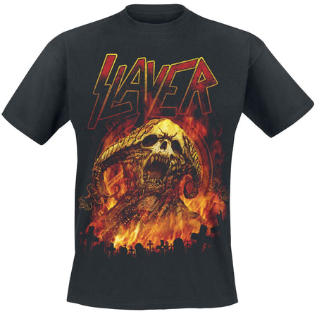 T-Shirt Manches courtes  de Slayer - Demoniac Distress - S à 5XL - pour Homme - noir - Slayer