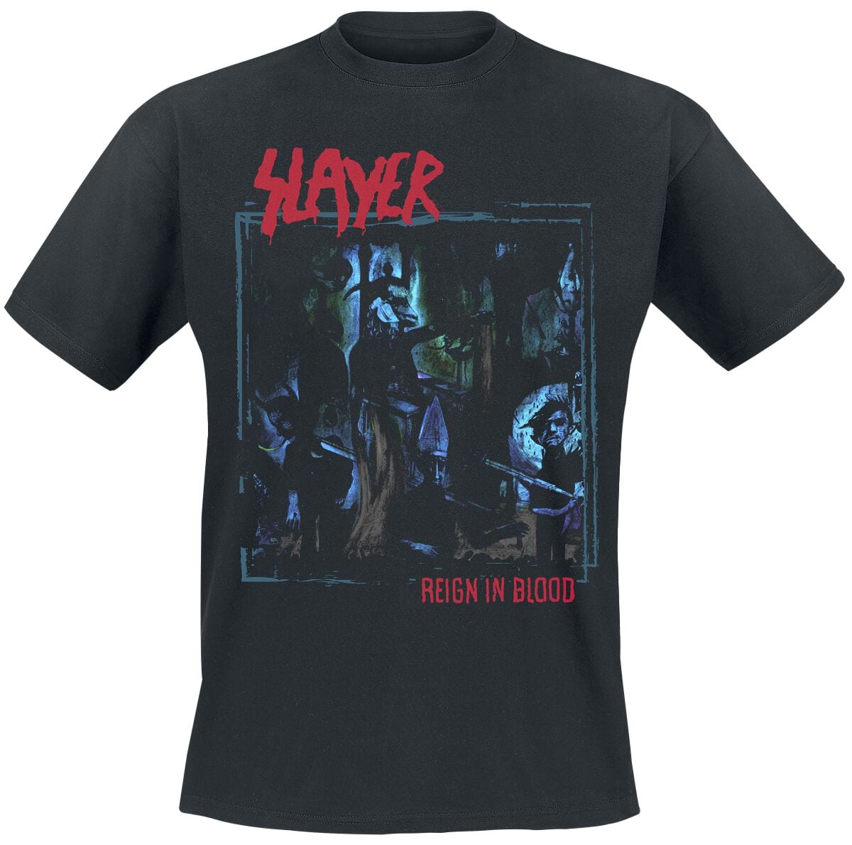 T-Shirt Manches courtes  de Slayer - Frozen Hell Reign In Blood - S à 5XL - pour Homme - noir - Slayer