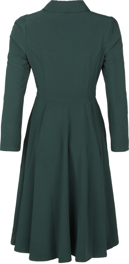 Robe mi-longue  de H&R London - Olive Bloom Dress - XS à 3XL - pour Femme - vert - H&R London - View 2