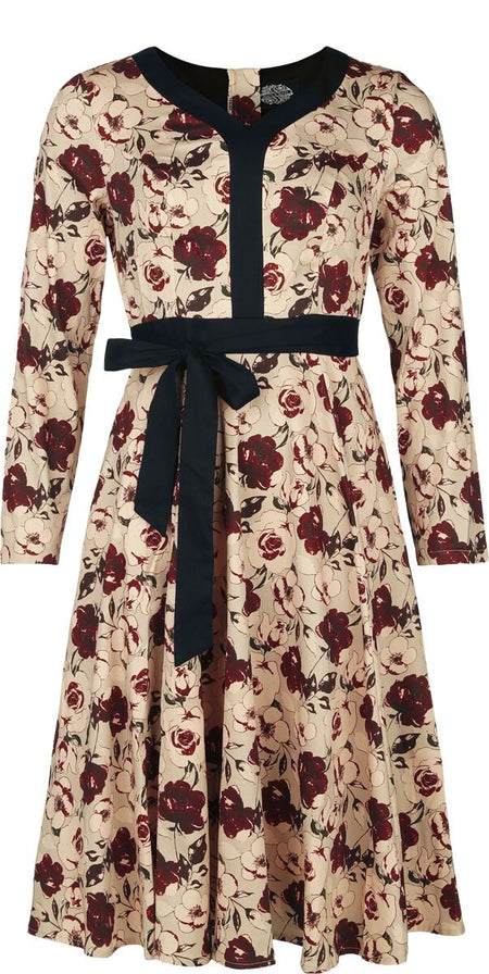 Robe mi-longue  de H&R London - Blossom Belle Dress - XS à 3XL - pour Femme - multicolore - H&R London