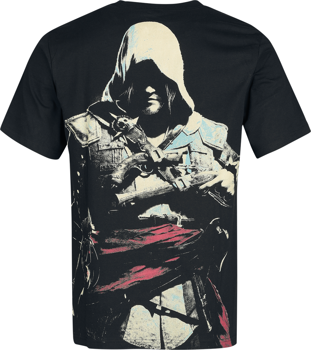 T-Shirt Oversize Gaming de Assassin's Creed - Black Flag Resynced - Kenway - S à XXL - pour Homme - noir - Assassin's Creed - View 2