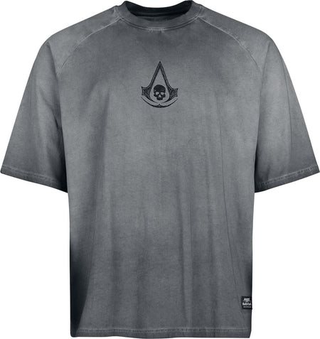 T-Shirt Oversize Gaming de Assassin's Creed - Black Flag Resynced - Jackdaw - S à XXL - pour Homme - noir - Assassin's Creed