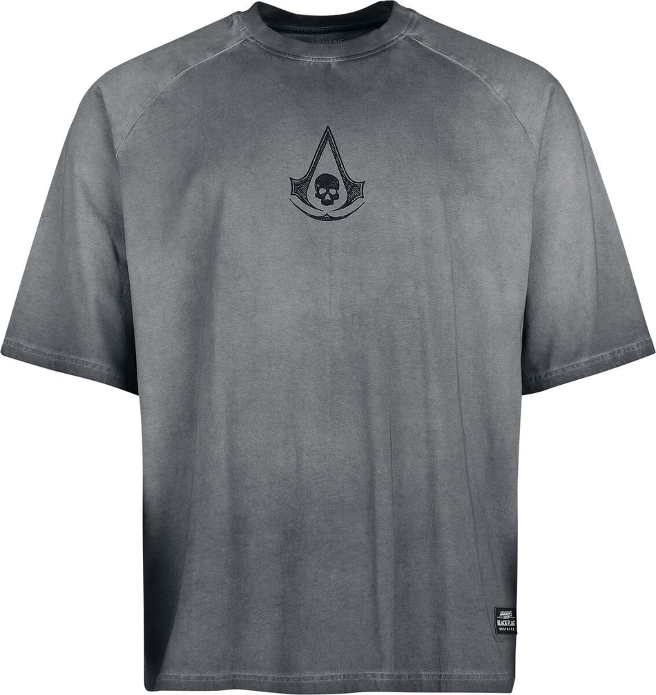 T-Shirt Oversize Gaming de Assassin's Creed - Black Flag Resynced - Jackdaw - S à XXL - pour Homme - noir - Assassin's Creed