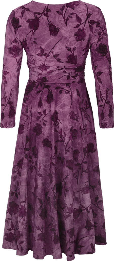 Robe mi-longue Rockabilly de H&R London - Vintage Bloom Dress - XS à 3XL - pour Femme - lilas - H&R London - View 2