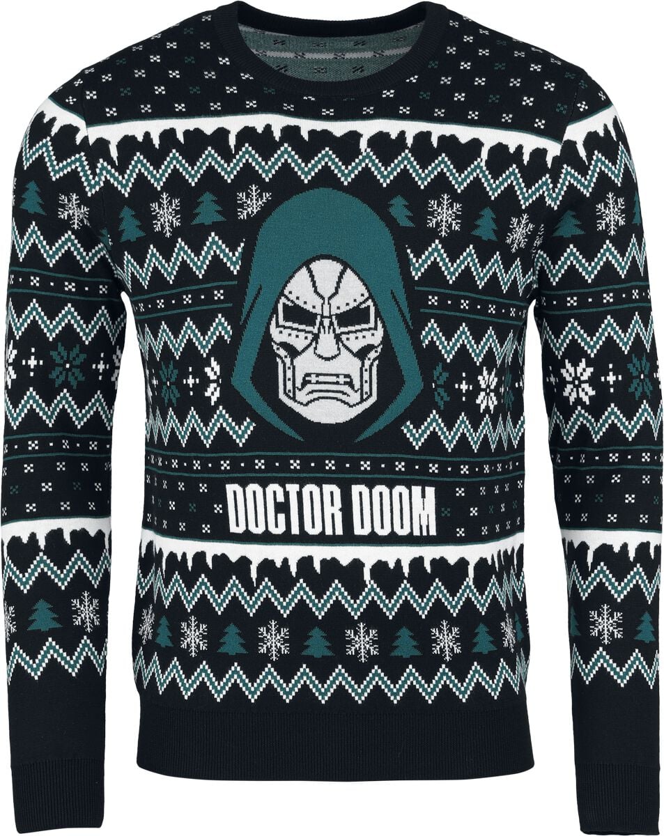 Pull de Noël  de Marvel - Dr. Doom - S à XXL - pour Homme - multicolore - Marvel
