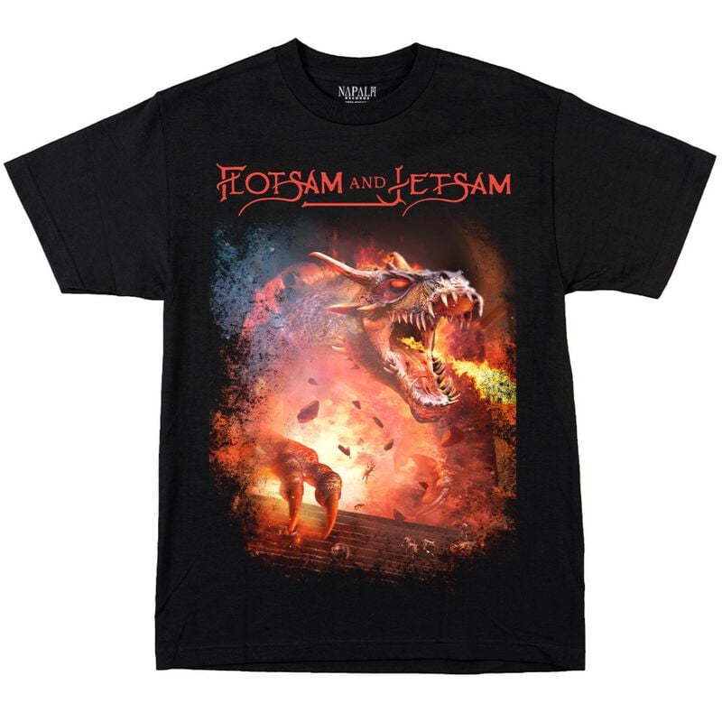 T-Shirt Manches courtes  de Flotsam & Jetsam - Rats in the Temple - S à 3XL - pour Homme - noir - Flotsam & Jetsam