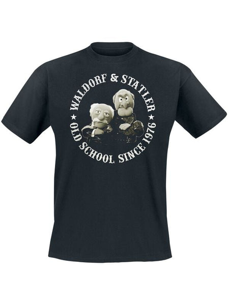 T-Shirt Manches courtes Disney de Les Muppets - Waldorf & Statler - M à 5XL - pour Homme - noir - Les Muppets
