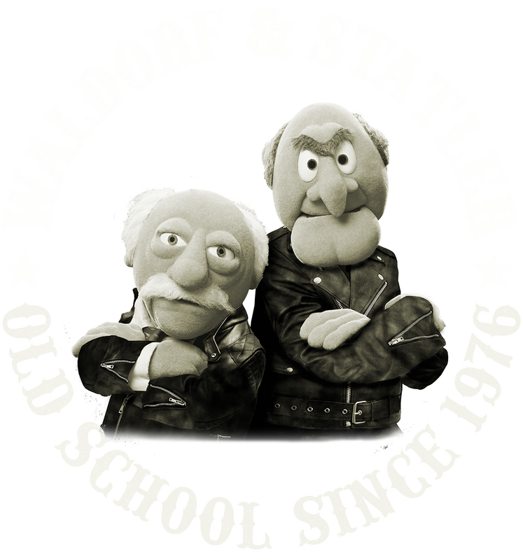 T-Shirt Manches courtes Disney de Les Muppets - Waldorf & Statler - M à 5XL - pour Homme - noir - Les Muppets - View 2