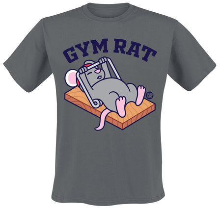 T-Shirt Manches courtes Fun de Todd Goldman - Gym Rat - M à 3XL - pour Homme - anthracite - Todd Goldman