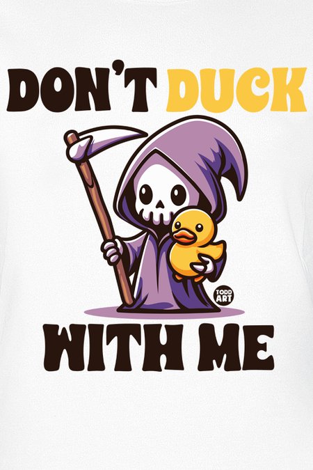T-Shirt Manches courtes Fun de Todd Goldman - Don't Duck With Me - S à XXL - pour Femme - blanc - Todd Goldman - View 2