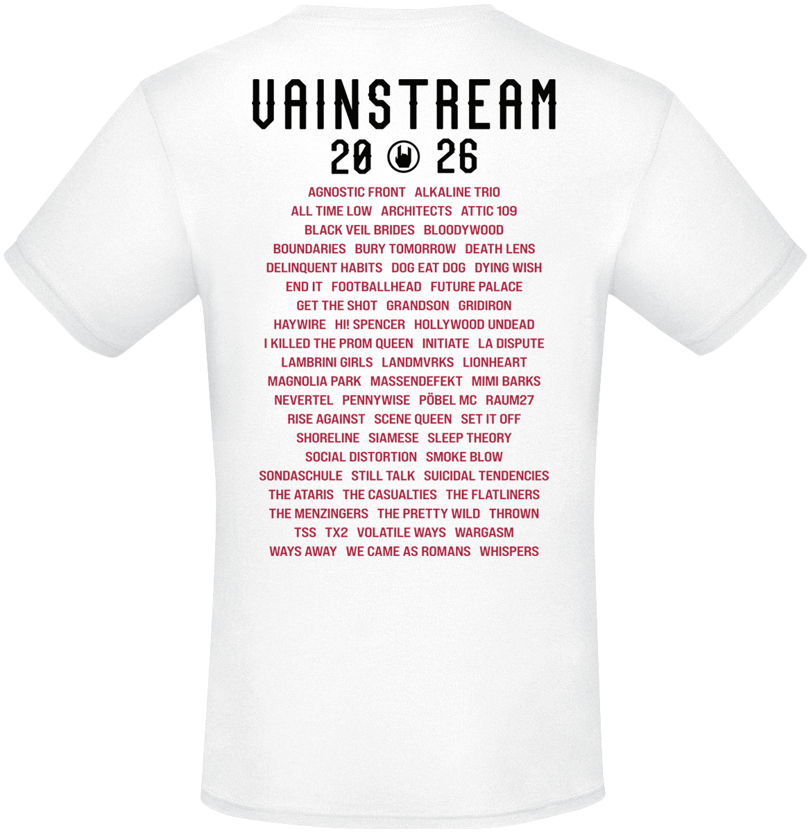 T-Shirt Manches courtes  de Vainstream 2026 - Vainstream x EMP 2026 - S à 4XL - pour Homme - blanc - Vainstream 2026 - View 2