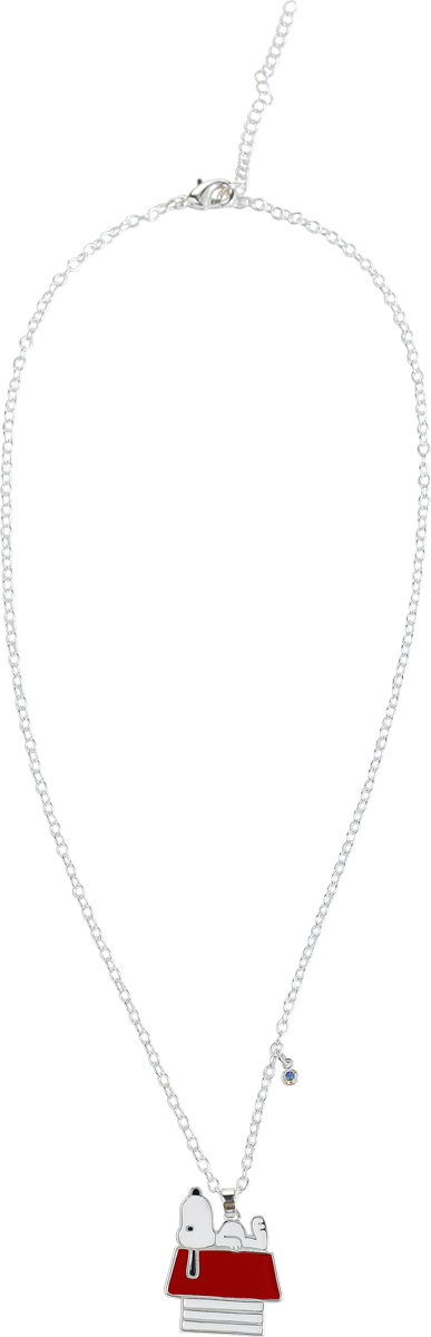 Collier  de Snoopy - pour Unisexe - couleur argent - Snoopy - View 2