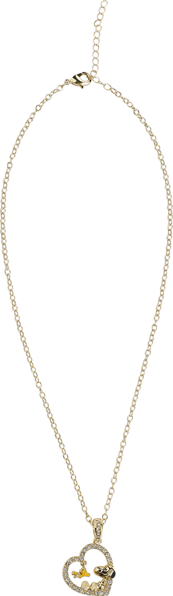 Collier  de Snoopy - Snoopy & Woodstock - pour Unisexe - couleur or - Snoopy - View 2