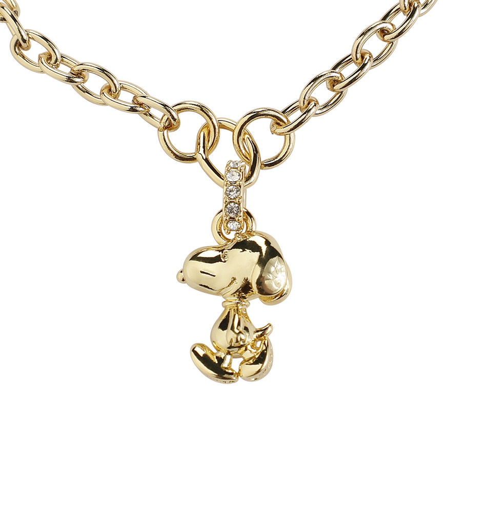Collier  de Snoopy - pour Unisexe - couleur or - Snoopy - View 2