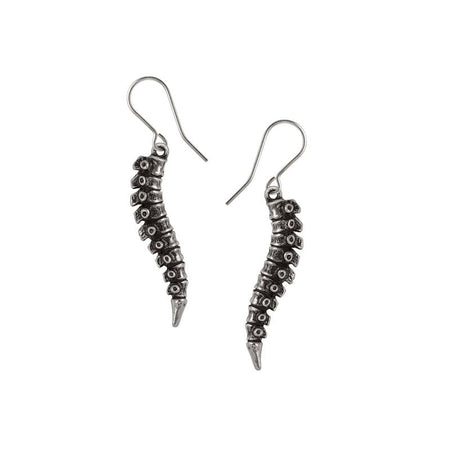 Boucles d'oreilles Gothic de Alchemy Gothic - Spine Earring - pour Femme - couleur argent - Alchemy Gothic