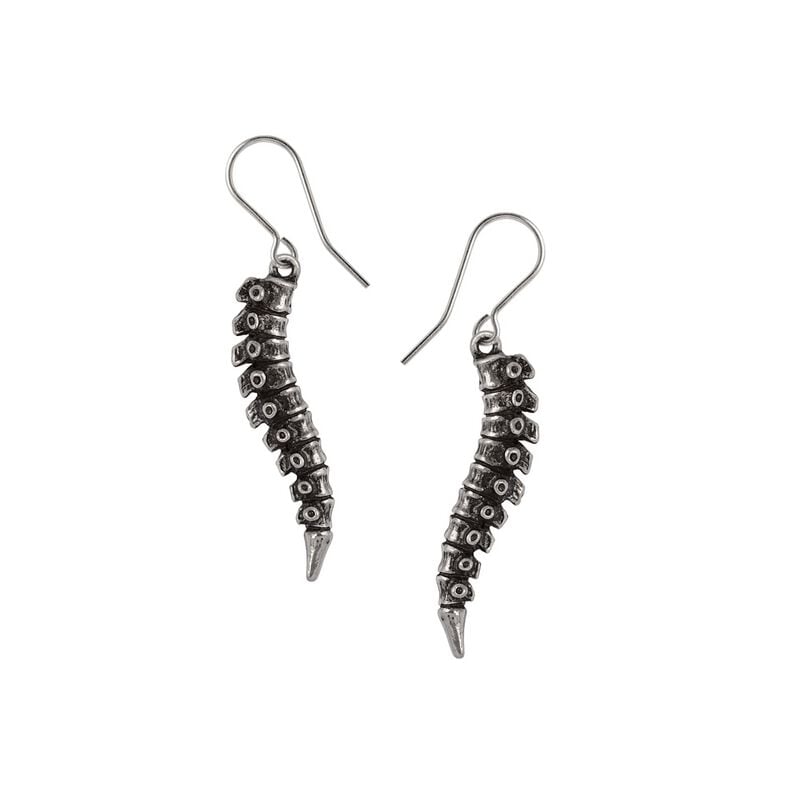 Boucles d'oreilles Gothic de Alchemy Gothic - Spine Earring - pour Femme - couleur argent - Alchemy Gothic