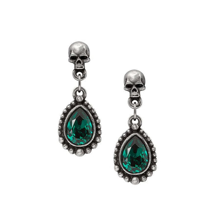Boucles d'oreilles Gothic de Alchemy Gothic - Lost Jewels of Paris - pour Femme - couleur argent - Alchemy Gothic