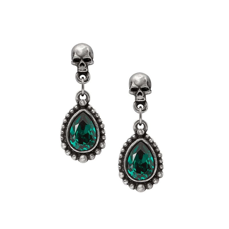 Boucles d'oreilles Gothic de Alchemy Gothic - Lost Jewels of Paris - pour Femme - couleur argent - Alchemy Gothic
