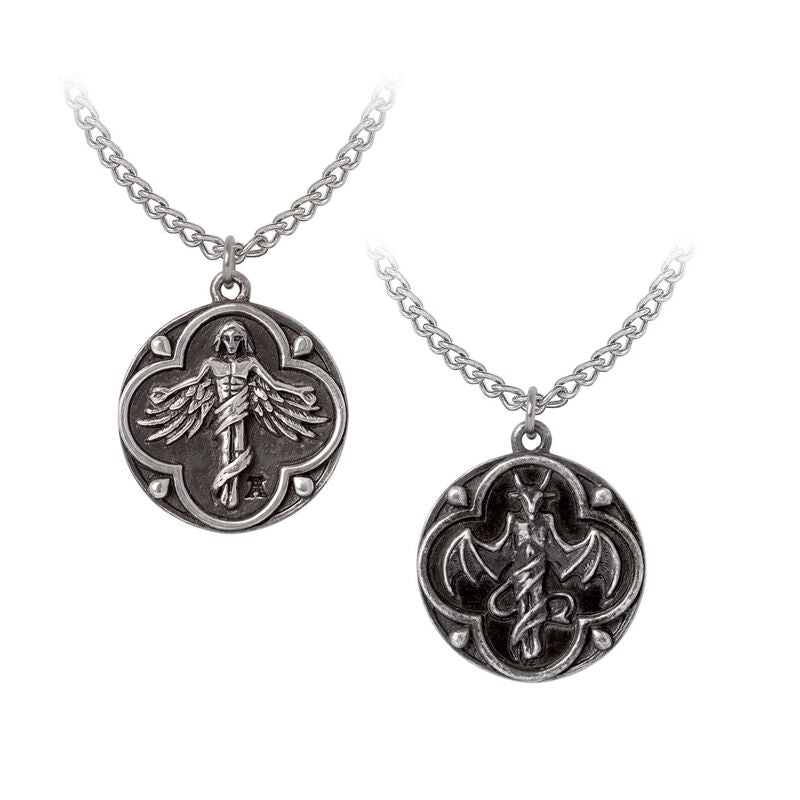 Collier Gothic de Alchemy Gothic - St. Levantius Talisman - pour Unisexe - noir/argent - Alchemy Gothic