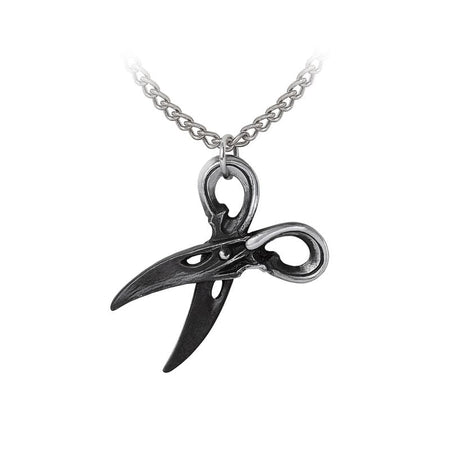 Collier Gothic de Alchemy Gothic - Witches Shears - pour Unisexe - noir/argent - Alchemy Gothic