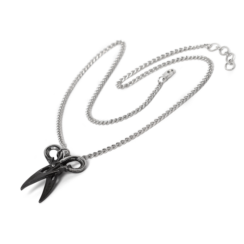 Collier Gothic de Alchemy Gothic - Witches Shears - pour Unisexe - noir/argent - Alchemy Gothic - View 2