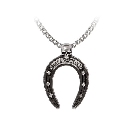 Collier Gothic de Alchemy Gothic - Mala Fortuna - pour Unisexe - noir/argent - Alchemy Gothic