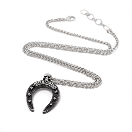 Collier Gothic de Alchemy Gothic - Mala Fortuna - pour Unisexe - noir/argent - Alchemy Gothic - View 2