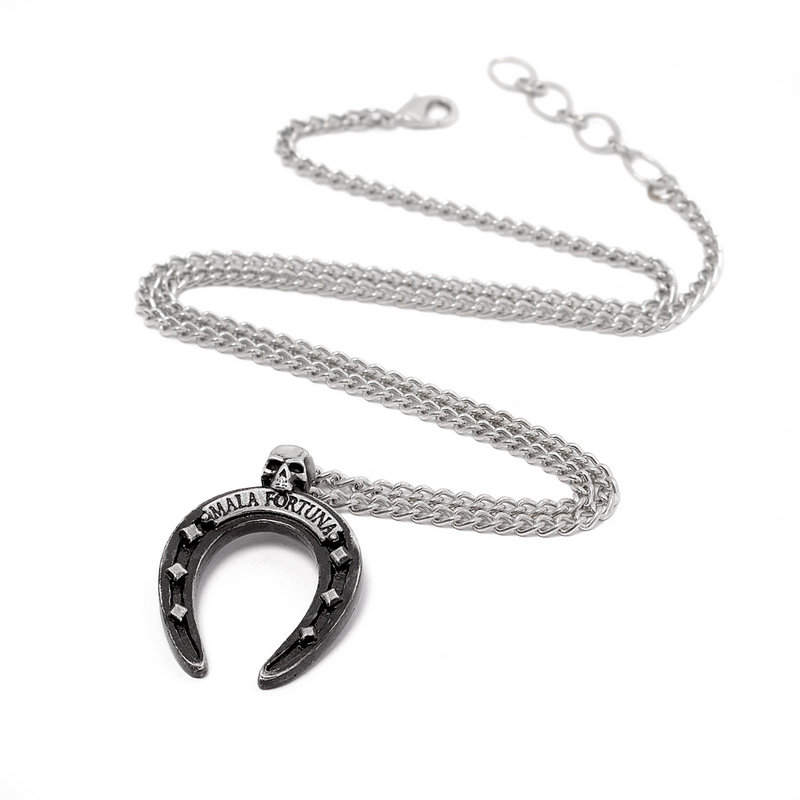 Collier Gothic de Alchemy Gothic - Mala Fortuna - pour Unisexe - noir/argent - Alchemy Gothic - View 2