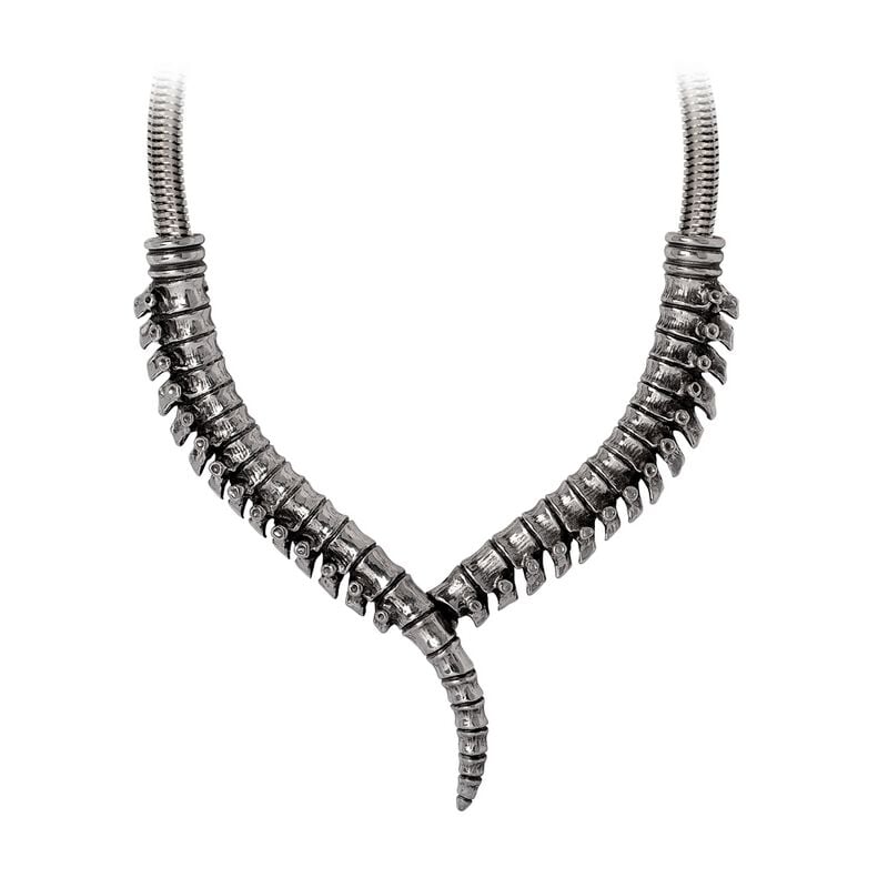 Collier Gothic de Alchemy Gothic - Thoracic Collar - pour Femme - couleur argent - Alchemy Gothic